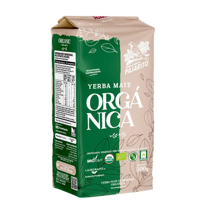 Yerba Mate Pajarito Orgánica 500g | 100% Natural y Sustentable 🌿🍃 - Cosas Nuestras