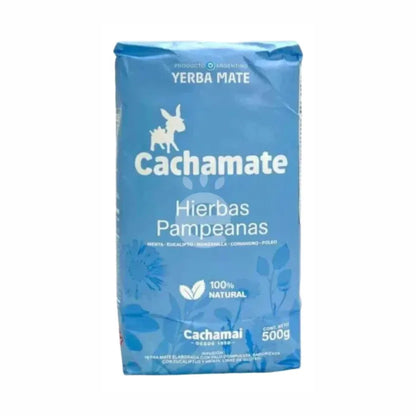 Yerba Mate Cachamate Pampeana 500g - Cosas Nuestras