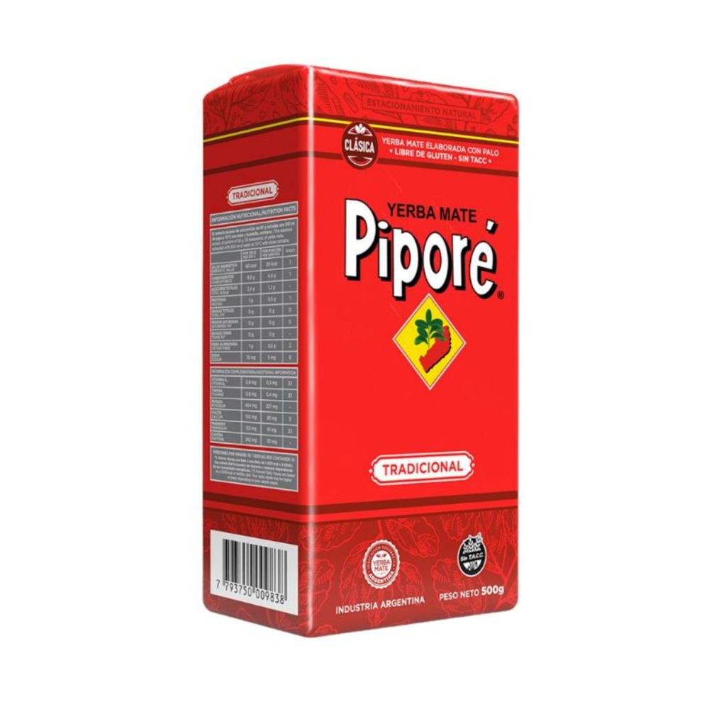 Yerba Mate Pipore Clásica 500 gr - Cosas Nuestras