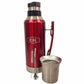 Set Matero Acero Inox. Con Mate Y Bombilla rojo 1.2 L — detalle