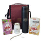 Set Mate Acero + Termo 1L + Bolso Matero + Yerba CBSe x2 | Kit Completo