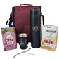 Set Mate Acero + Termo 1L + Bolso Matero + Yerba CBSe x2 | Kit Completo