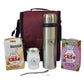 Set Mate Acero + Termo 1L + Bolso Matero + Yerba CBSe x2 | Kit Completo