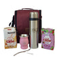 Set Mate Acero + Termo 1L + Bolso Matero + Yerba CBSe x2 | Kit Completo