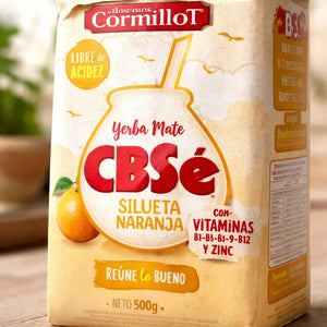 Yerba Mate Cbsé Silueta Naranja 500grs